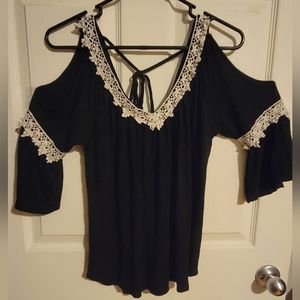 Always Indigo top. Size S